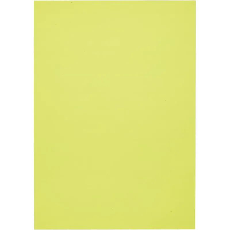 Обложки для переплета пластиковые Promega office желтыеА4,200мкм,100шт/уп.