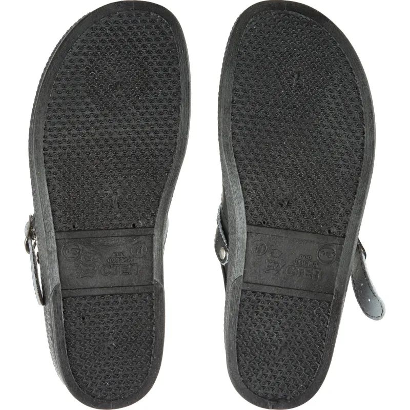 Сабо муж.нат.кожа цв.чёрный(р.45) (10-12-7)