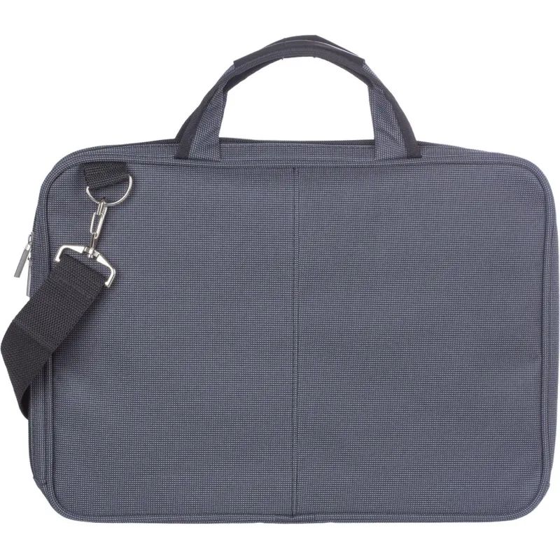 Сумка для документов полиэстр 370х265х30 мм мод. 587 (серая)