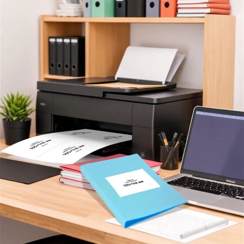 Этикетки самоклеящиеся 105х148 мм/4 шт. на листе А4 (25л