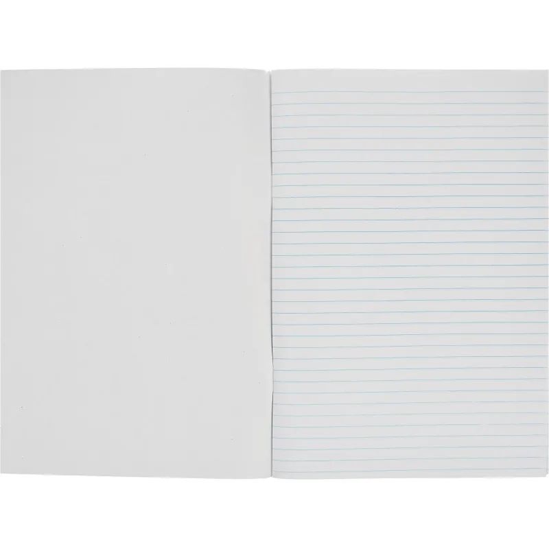 Тетрадь общая Attache 96л,лин,А4,скреп,обл.бумвин,цвет синий