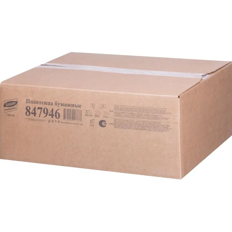 Полотенца бумажные д/дисп. Luscan Professional Vслож1слнат втор250л20пач/уп
