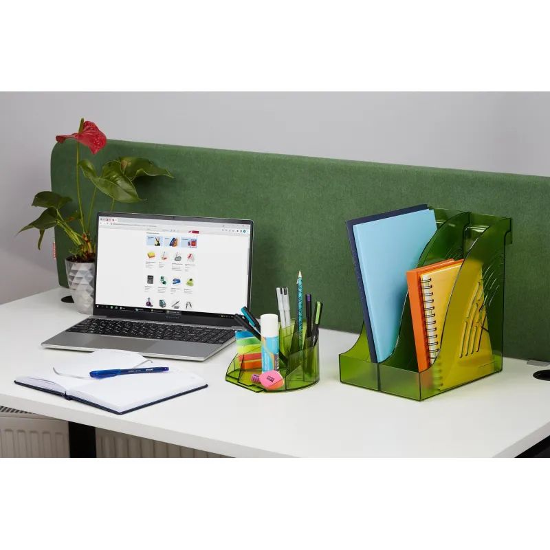 Лоток вертикальный ATTACHE 95мм Яркий Офис зеленый