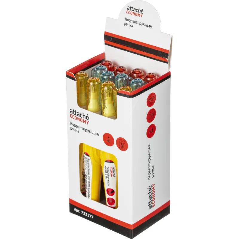 Корректирующий карандаш 3мл Attache Economy, мета ллический наконечник