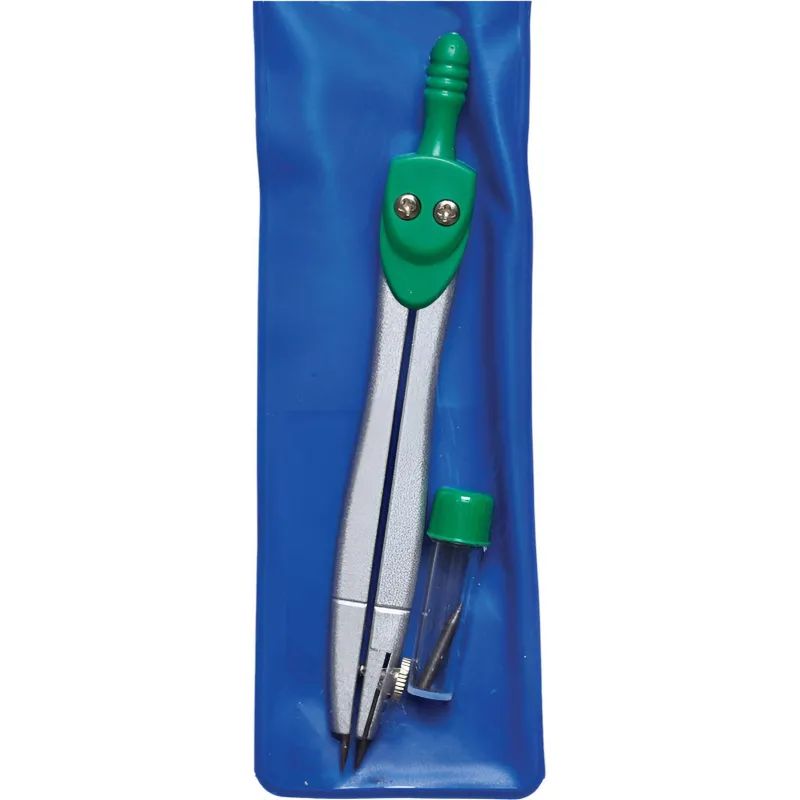 Готовальня Attache циркуль 115 мм с запасным грифелем в ПВХ чехле S01002P