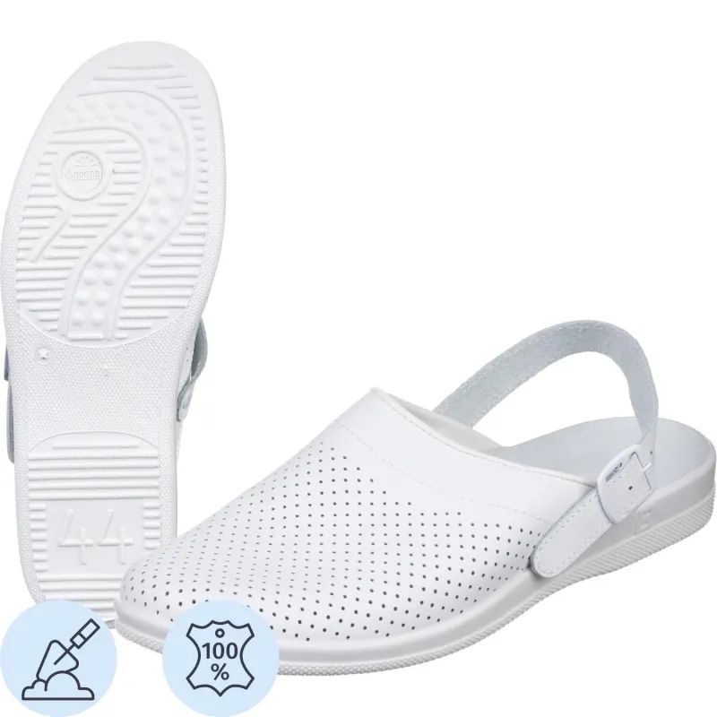 Сабо Ионел муж.нат.кожа цв.белый(р.43) (52-01/95370108)