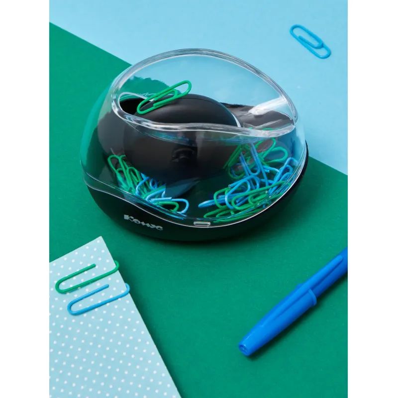 Скрепочница магнитная Комус 200107 с вращающимся колесиком