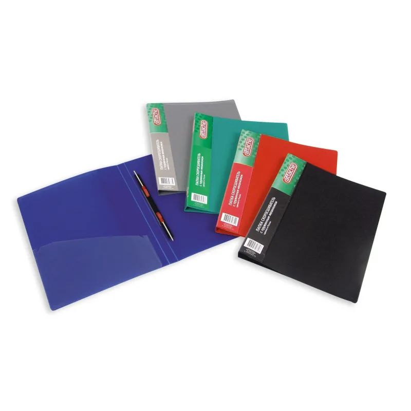 Скоросшиватель пластиковый с пруж.мех.ATTACHE F612/07 17мм красный