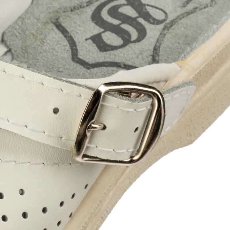 Сабо жен.нат.кожа цв.белый(р.35) (4-12-7)