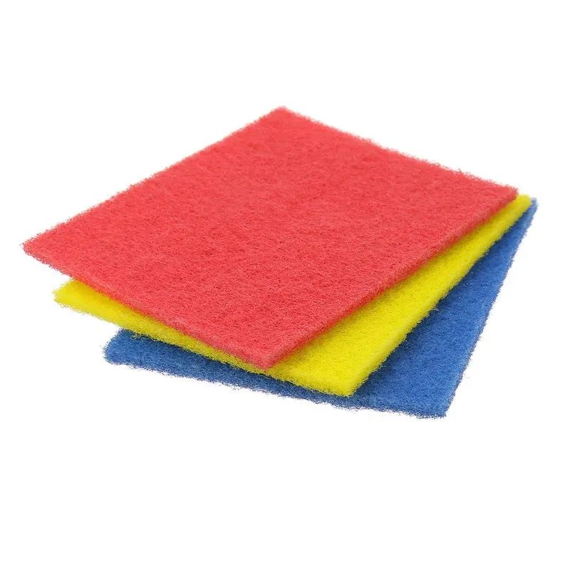 Губки для мытья посуды абразивная Тайфун, 3шт