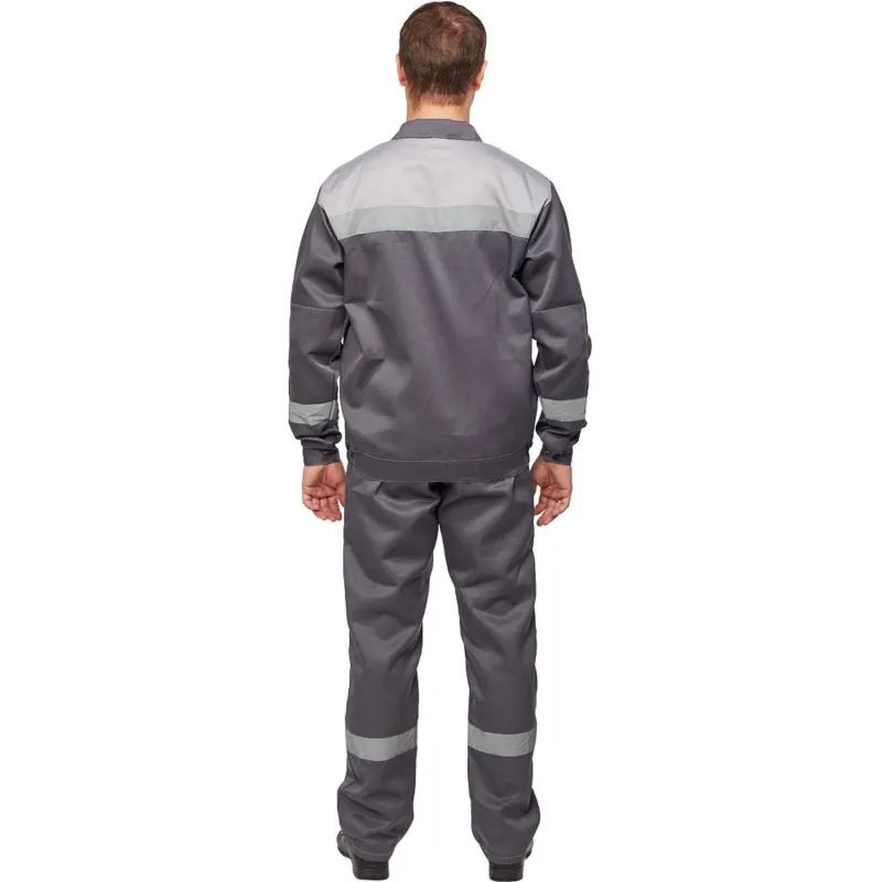 Костюм летний муж. л22-КБР т.сер./св.сер (р.52-54) 182-188