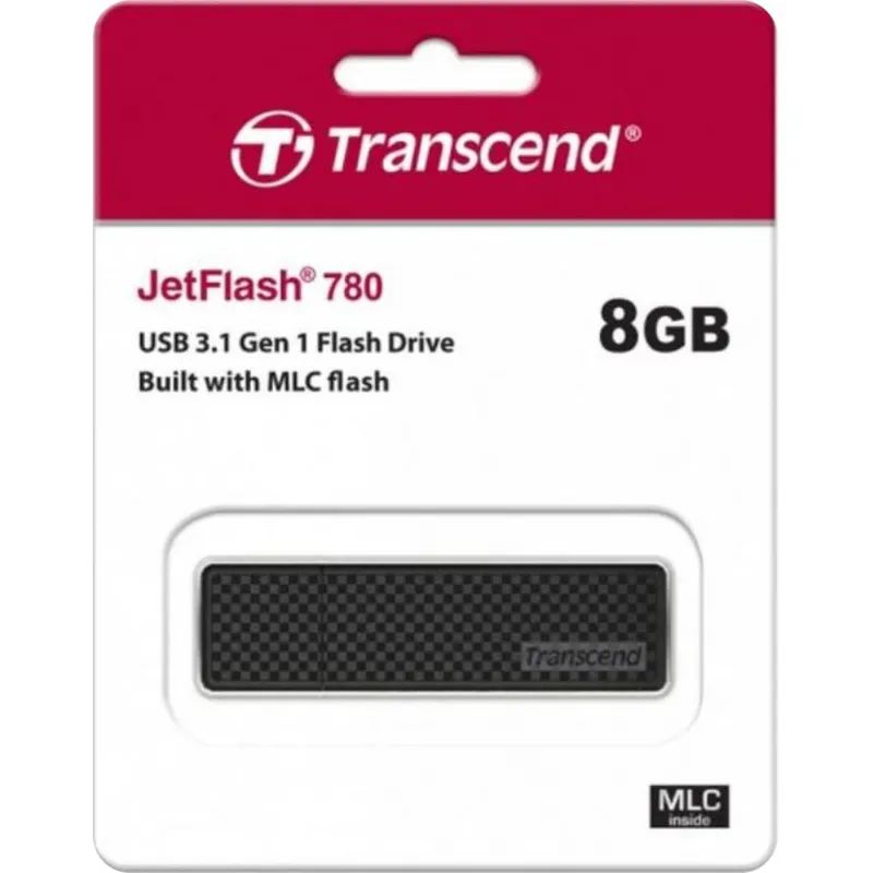 Флеш-память Transcend JetFlash 780, 8Gb, USB 3.1 G1, чер, TS8GJF780.