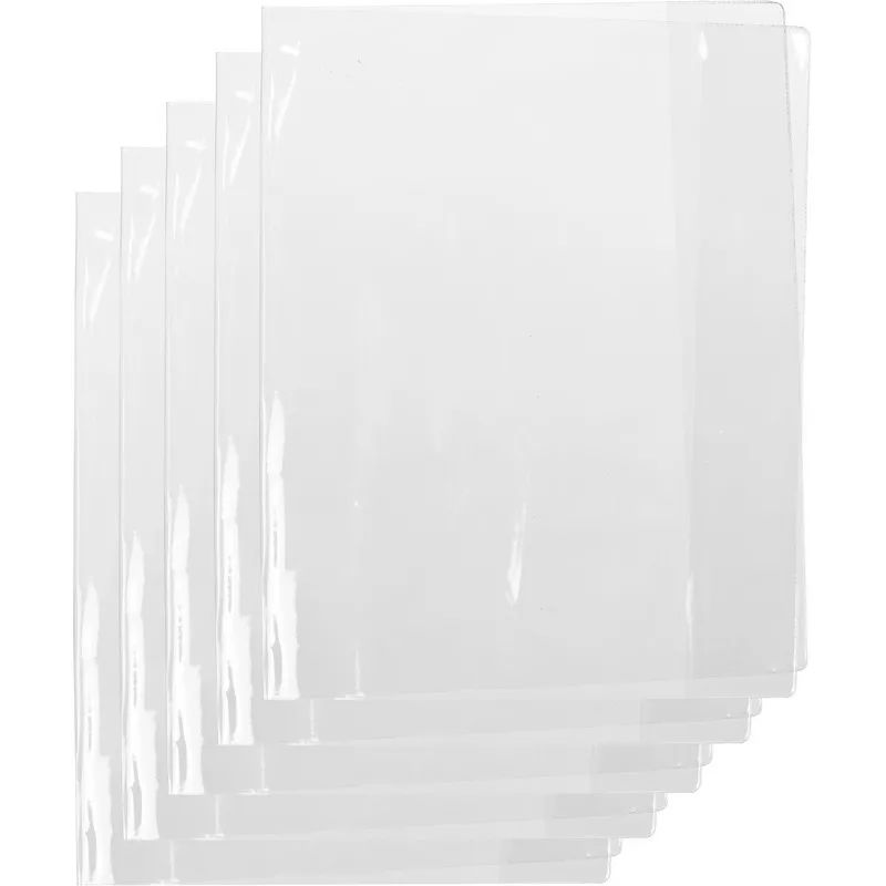 Набор обложек д/учеб,конт.карт,тетрад,300х460,ПВХ,150мкм, 5 шт/уп