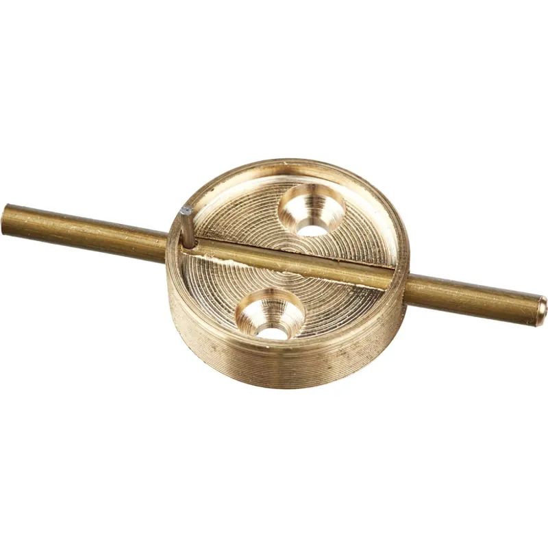 Опечатывающее устройство металл. с штоком, диаметр 29мм, латунь