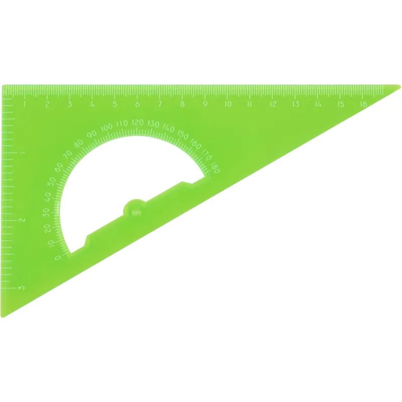 Треугольник с трансп 16 см угол 30 гр  NEON Cristal ассорт ТК01