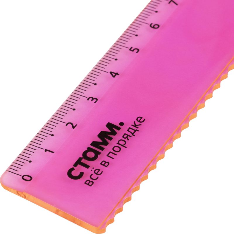 Линейка 15см с волнистым краем NEON Cristal ЛН174