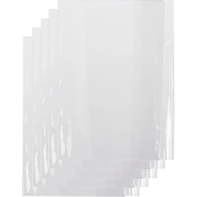 Набор обложек д/учебн. и тетр.  универ. 302x580мм 110мкм 2145.1, 5шт/уп