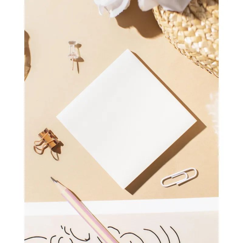 Стикеры ATTACHE с клеев.краем 76х76 желтый 100л