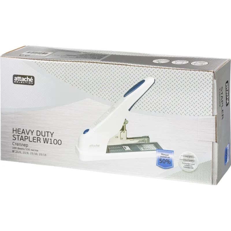 Степлер Attache Selection (23/10-23/13) до 100 лис,мощн,энергосберег,бел
