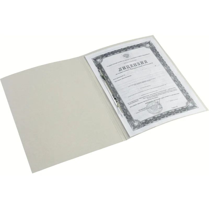 Скоросшиватель картон. ДЕЛО 360 г/м2 немел. 20шт/уп 1496148, 1496193