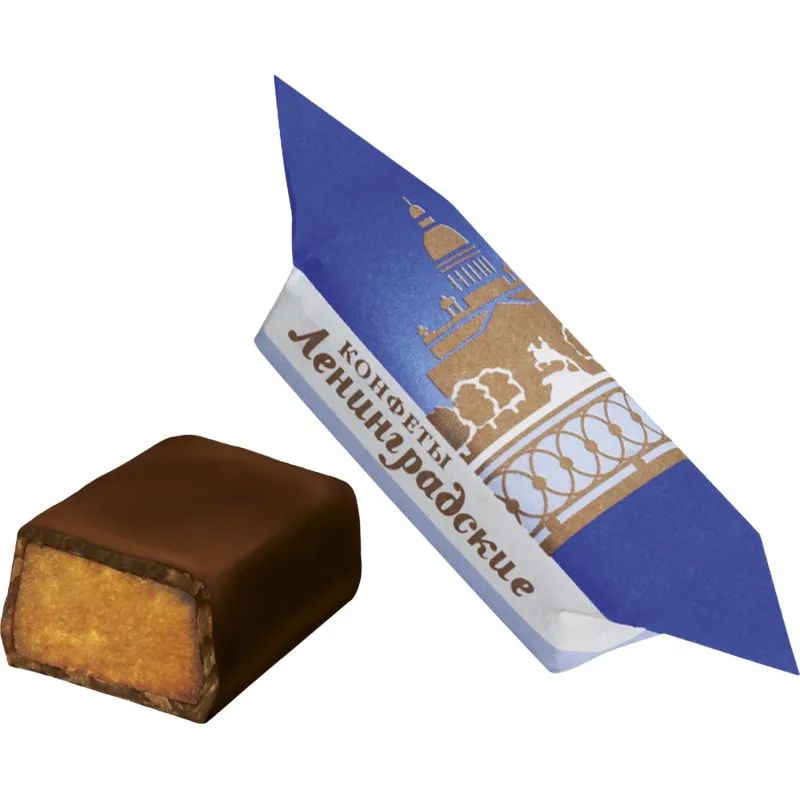 Конфеты шоколадные Ленинградские 200 гр Ф-ка им. Крупской