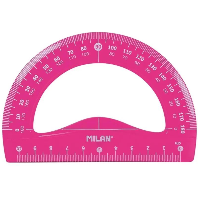 Milan Набор чертежный большой Flex & resistant цвет розовый
