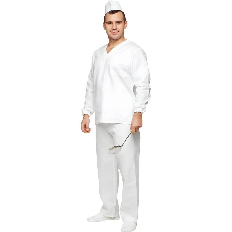 Костюм пекаря универсальный/у05-КБР дл.рук. (р.56-58) р.182-188