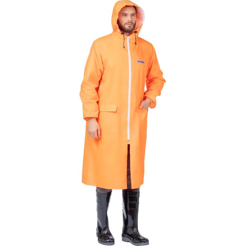 Плащ влагозащитный ПВХ Poseidon орж 52-54/170-176