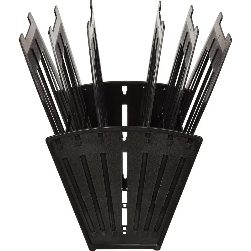 Лоток вертикальный Attache веер 5отделений 6секций черный