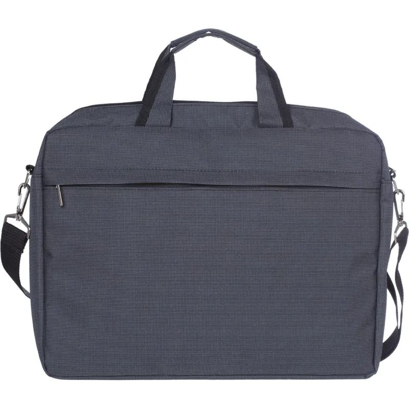 Сумка для документов полиэстр  390х290х50 мод. 1076 (серая)