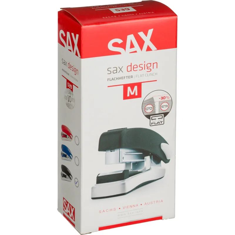 Степлер SAX 539 (№24/6) до 30 лист. чёрный антистеп