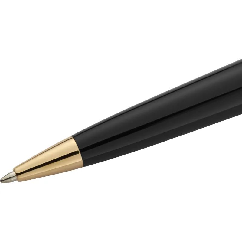 Ручка шариковая   WATERMAN EXPERT  черн.лак с позол., средн, чернила син