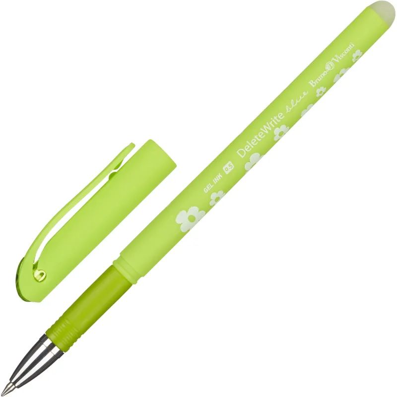Ручка гелевая BV DeleteWrite Art Цветочки пиши-стирай 0,5мм в ассор 20-0202