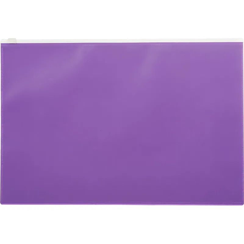 Папка-конверт на молнии А4 Attache Color , фиолетов