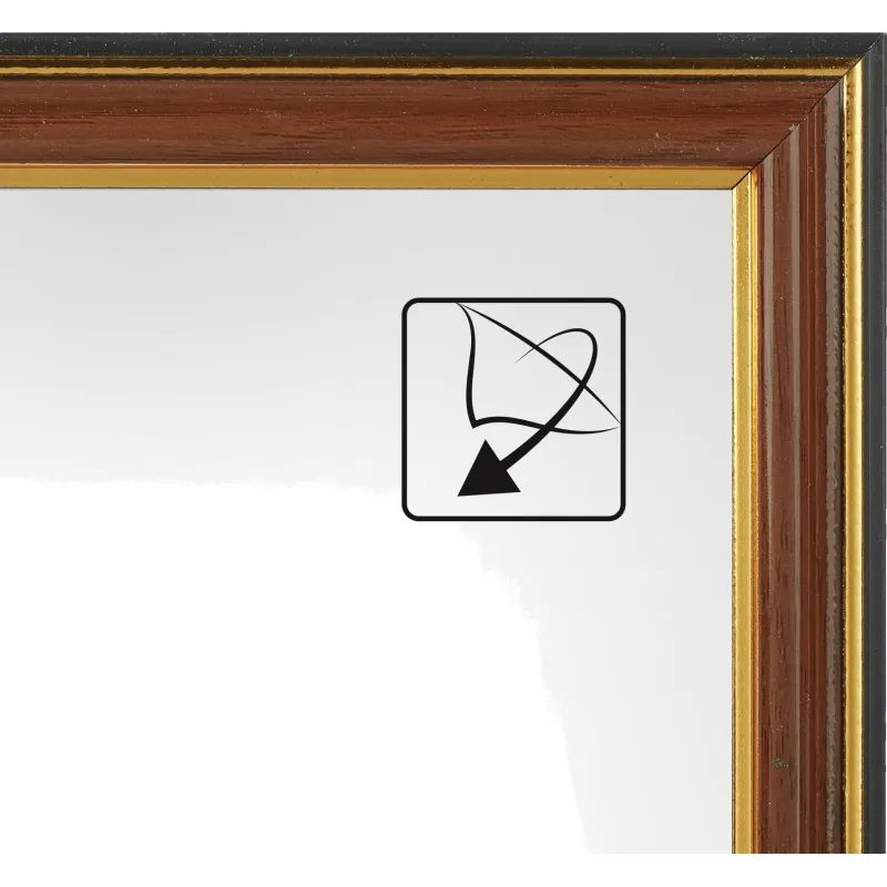 Рамка А4 21х30 см Комус/ATTACHE пластиковый багет 20мм орех