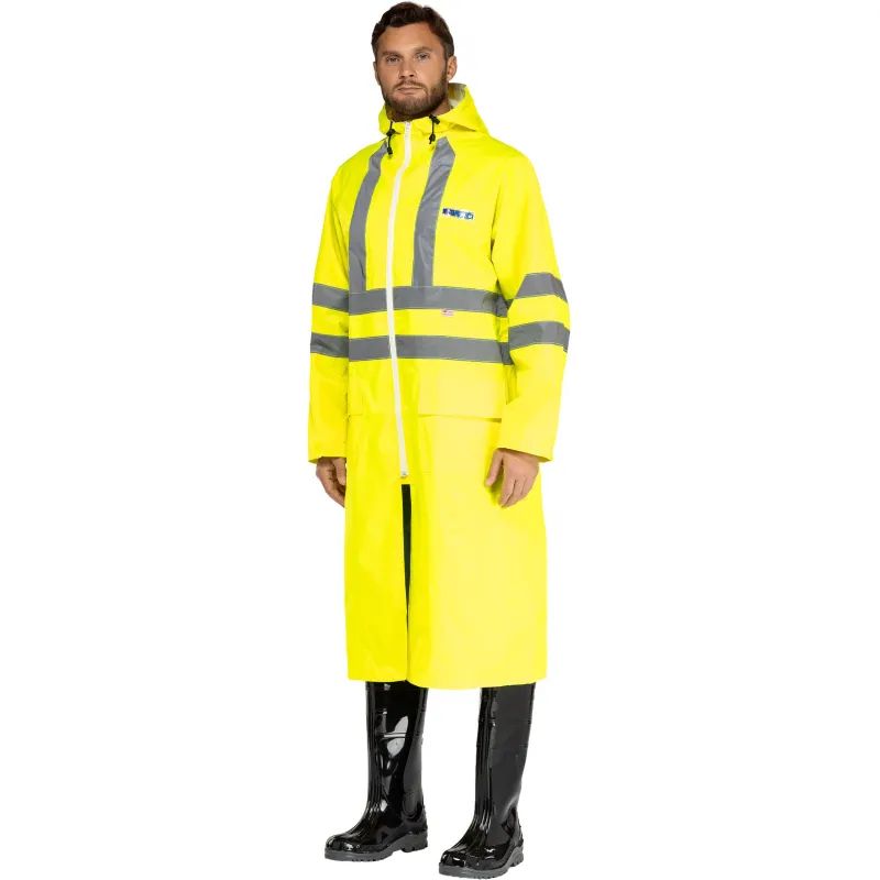 Плащ влагозащитный сигнальный ПВХ Ext-V лим СОП 48-50/182-188