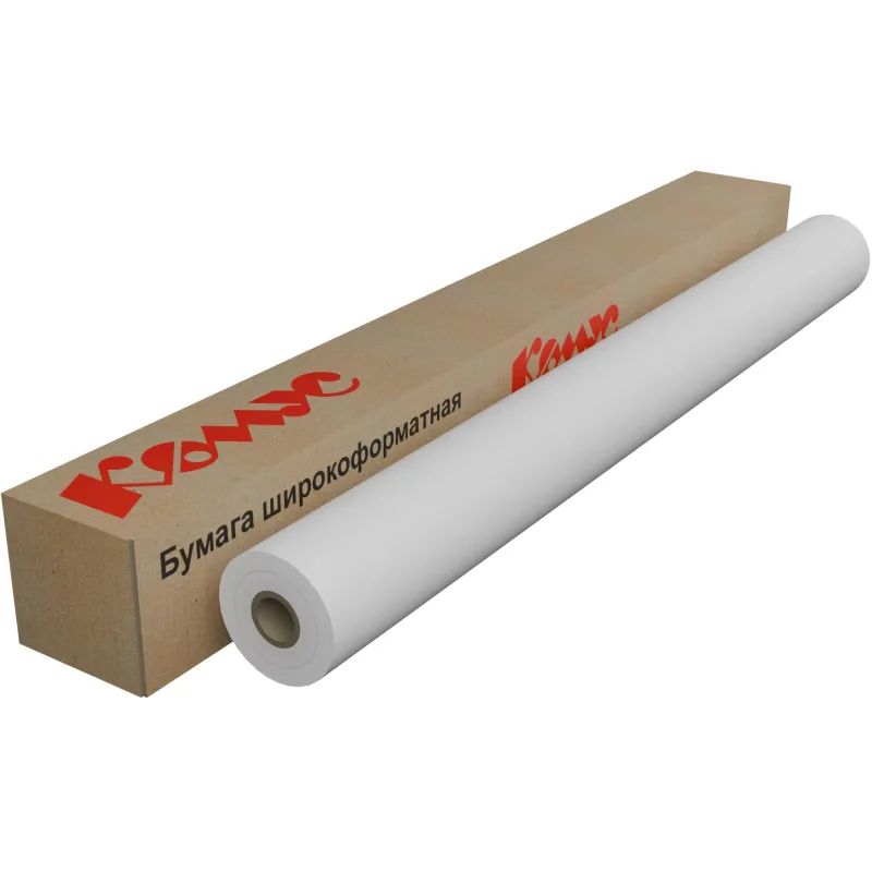 Бумага широкоформатная InkJet 80г 610ммх50м 50,8мм