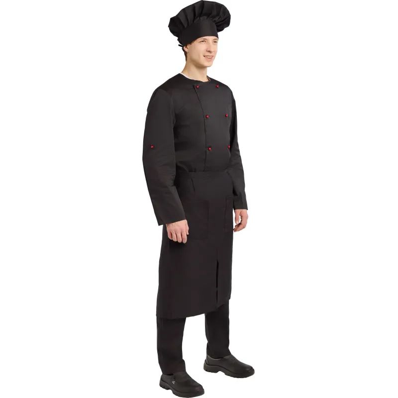 Фартук поварской универсальный черный