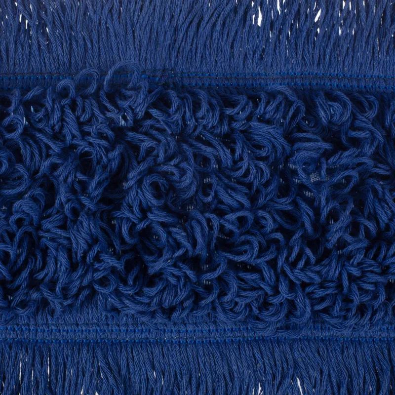 Насадка МОП плоский 40х13см ухо+карман хлопок синий CN3065