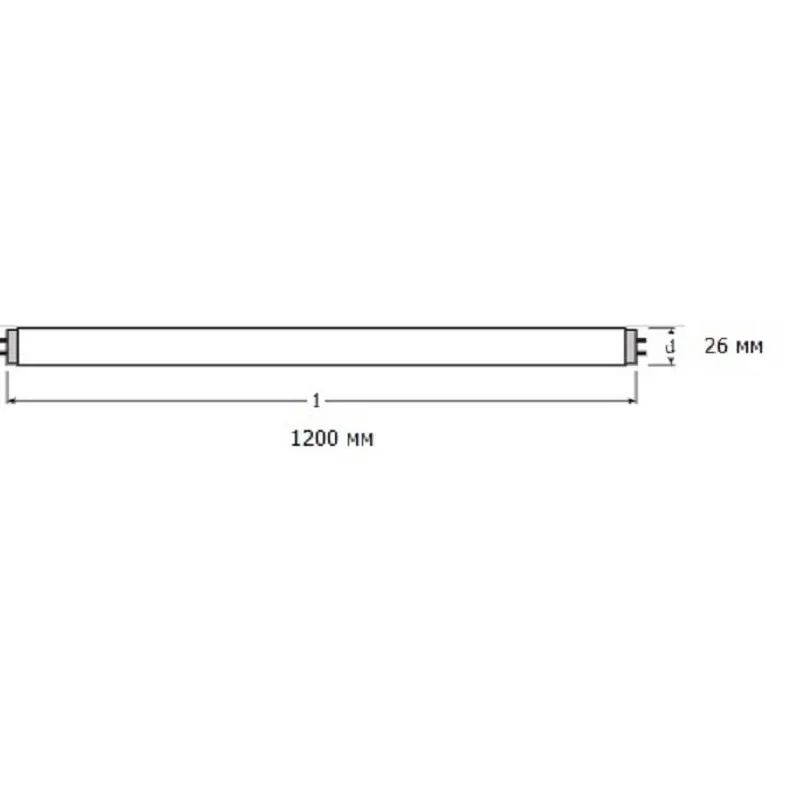 Лампа люминесцентная Osram Lumilux  L 36W/830 G13 3000К тепл.бел. 25шт