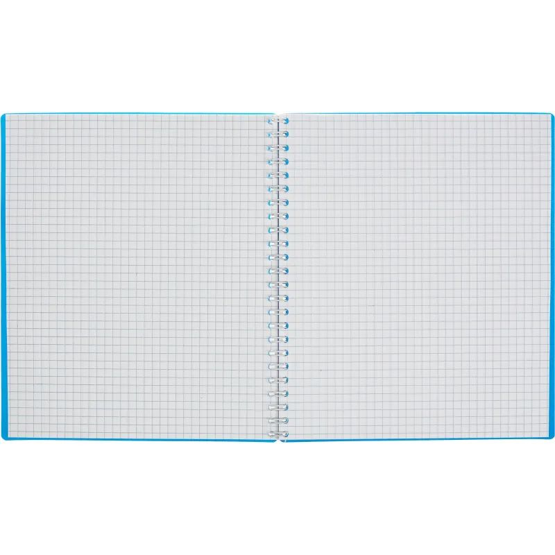 Тетрадь общая Attache 80л клетка А5,спираль, обложка Plastic