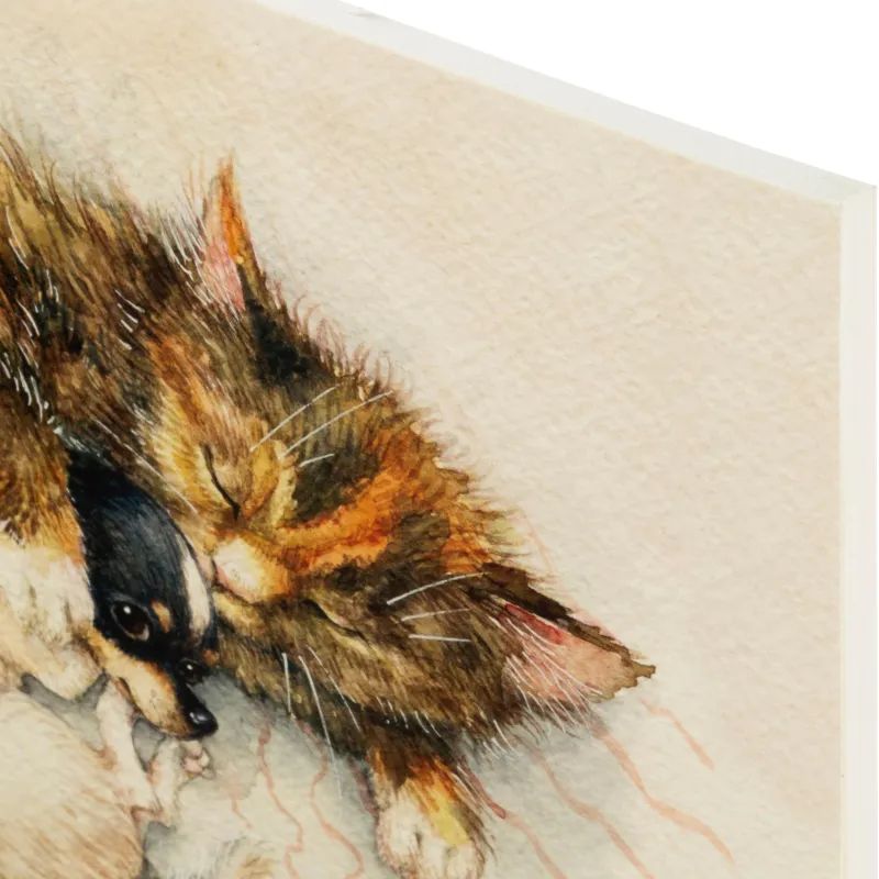 Альбом для рисования акварелью 20л,А4,200гр,греб,подл. Спящие дружочки 2914