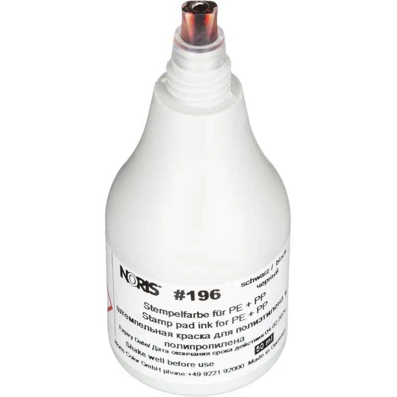 Краска штемпельная спец. 196С, черн. для п/п, п/э , 50мл Германия