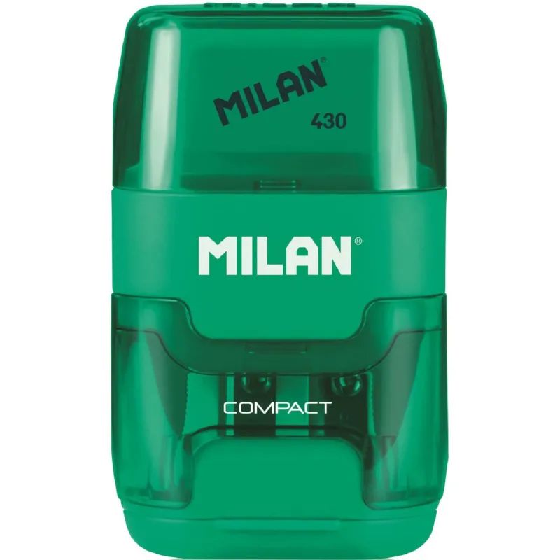 Ластик-точилка Milan Compact, в ассортименте