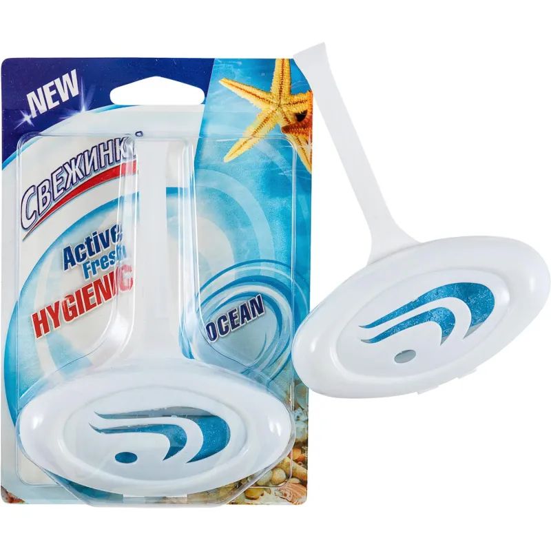 Освежитель для унитаза блистер Свежинка море 30 г