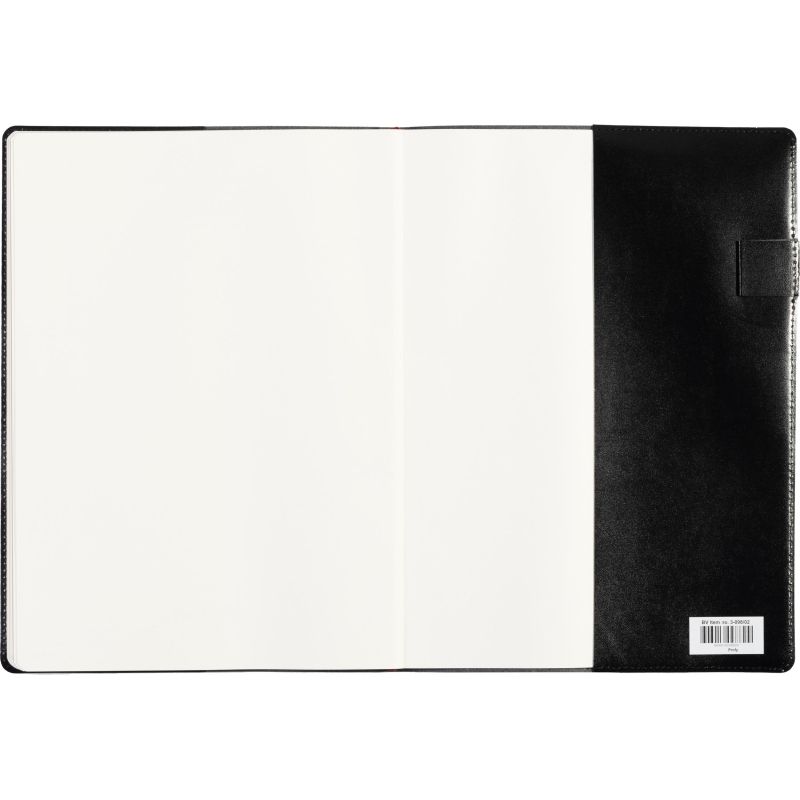 Еженедельник недатированный черный,кожа,A4 64л,Br.V.PROFY 3-098/02