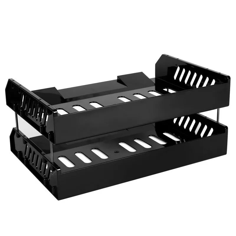 Лоток горизонтальный Стамм СИТИ набор из 2-х лотков чер