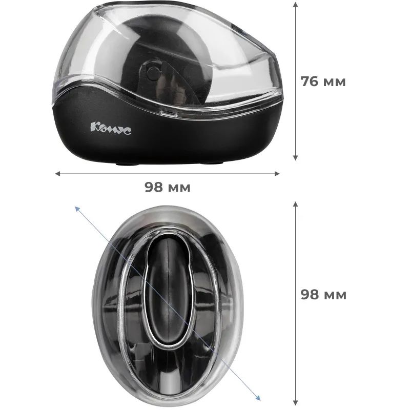 Скрепочница магнитная Комус 200107 с вращающимся колесиком