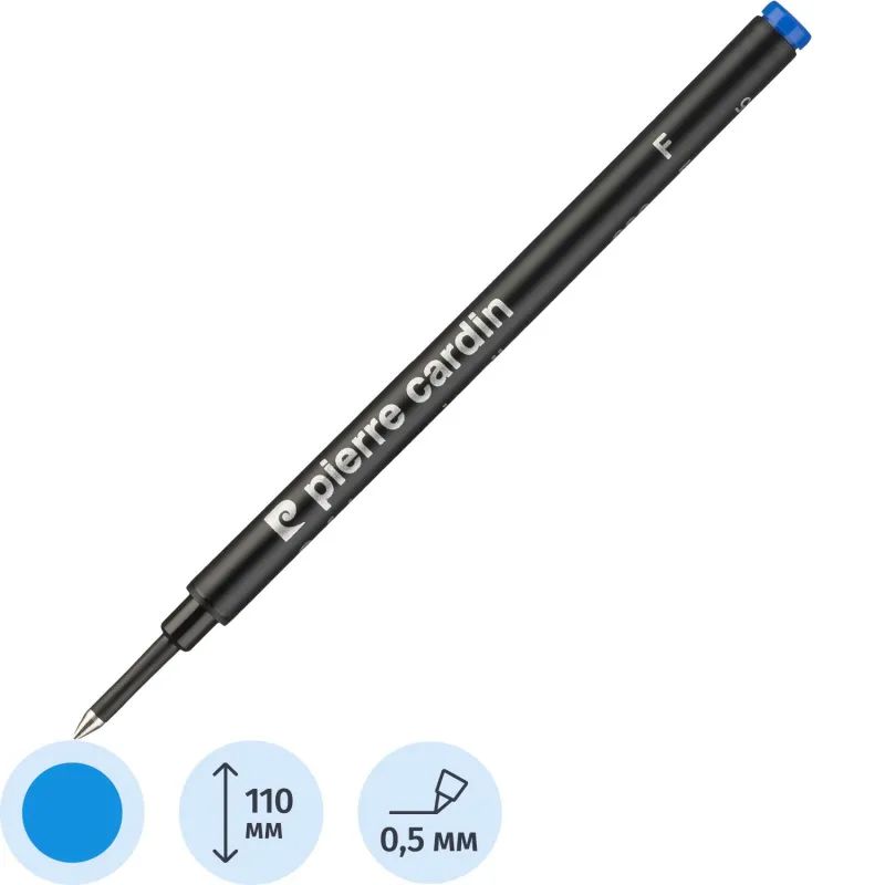 Стержень для роллера 110мм Pierre Cardin, 0,5мм, синий, PC320-03