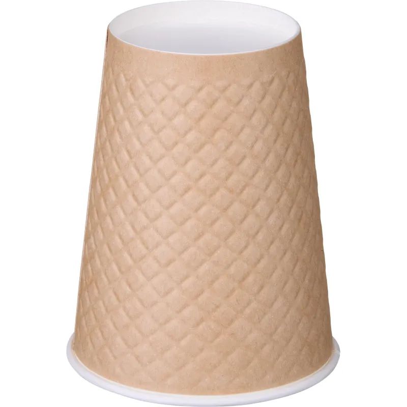 Стакан одноразовый бум двухслойный d-90мм 300мл Waffle Craft (25шт/уп)